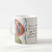 Rumi Dance Quote met danser Koffiemok (Voorkant links)
