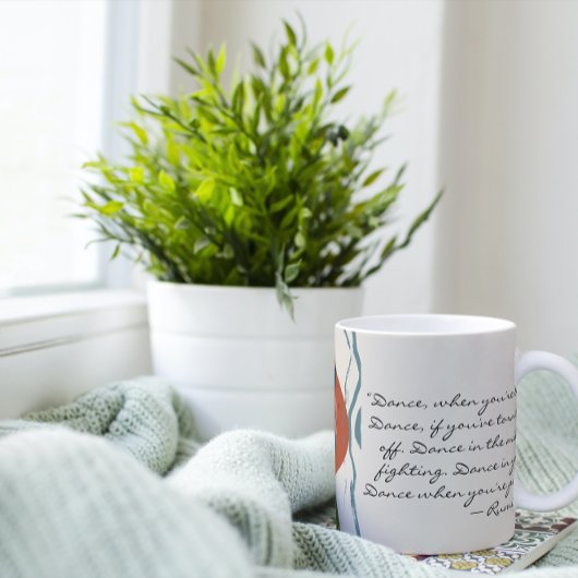 Rumi Dance Quote met danser Koffiemok