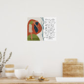 Rumi Dance Quote met danser Poster (Keuken)