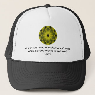 Rumi die actie ondernemen Inspirerend citaat Gezeg Trucker Pet