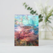 Rumi die citaat over energie en universeel gebruik briefkaart (Staand voorkant)