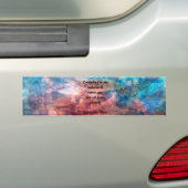 Rumi die citaat over energie en universeel gebruik bumpersticker (Op auto)