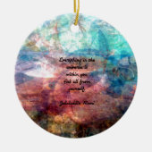 Rumi die citaat over energie en universeel gebruik keramisch ornament (Voorkant)