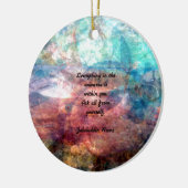 Rumi die citaat over energie en universeel gebruik keramisch ornament (Links)