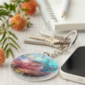 Rumi die citaat over energie en universeel gebruik sleutelhanger (Voorkant Rechts)