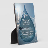 Rumi Drop in de Oceaan Fotoplaat (Zijkant)