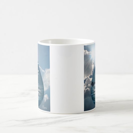 Rumi ~ Drop in Ocean Koffiemok (Center)