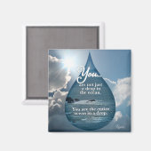 Rumi - Een druppel in de oceaan Magneet (Voorkant / Achterkant)