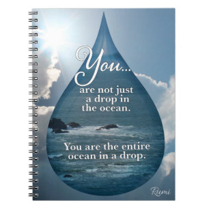 Rumi - Een druppel in de oceaan Notitieboek