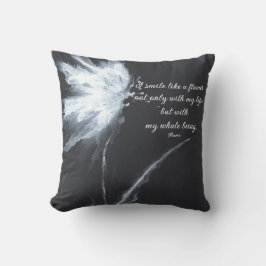 Rumi Floral Black White Minimalist Kussen