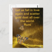 Rumi Herfst opnieuw verliefd Briefkaart (Voorkant / Achterkant)