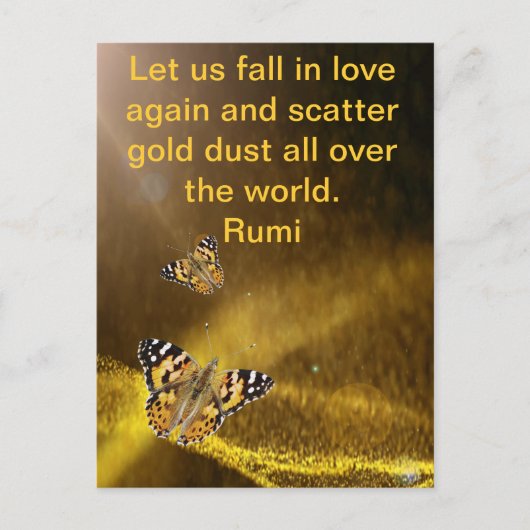 Rumi Herfst opnieuw verliefd Briefkaart (Voorkant)