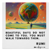 RUMI HOPE QUOTE PERFECT POSTER (Voorkant)