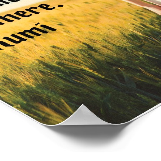 Rumi-Ik zal je daar ontmoeten Poster (Hoek)