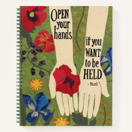 Rumi in tuinrecepten notitieboek