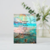 Rumi Inspiration Quote over het universum Briefkaart (Staand voorkant)