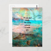 Rumi Inspiration Quote over het universum Briefkaart (Voorkant / Achterkant)