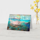 Rumi Inspiration Quote over het universum Kaart (Gele Bloem)