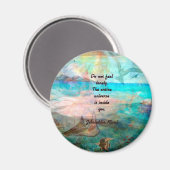 Rumi Inspiration Quote over het universum Magneet (Voorkant / Achterkant)