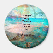 Rumi Inspiration Quote over het universum Magneet (Voorkant)