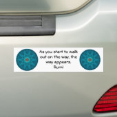 Rumi Inspirerend Citaat Gezegde over Geloof Bumpersticker (Op auto)