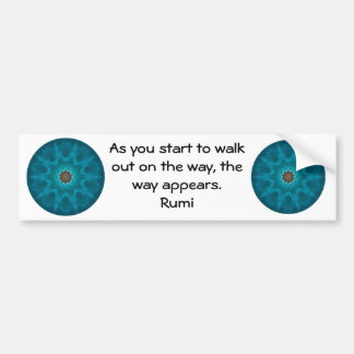 Rumi Inspirerend Citaat Gezegde over Geloof Bumpersticker