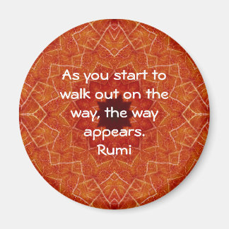 Rumi Inspirerend Citaat Gezegde over Geloof Magneet