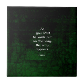 Rumi Inspirerend met Faith Quote Tegeltje