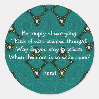 Rumi Inspirerend offerte met Tribal Design Ronde Sticker