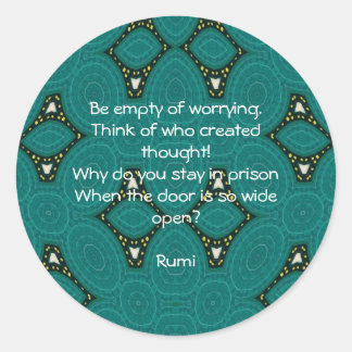 Rumi Inspirerend offerte met Tribal Design Ronde Sticker