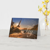 Rumi Je bent geboren met Wings Kaart (Gele Bloem)