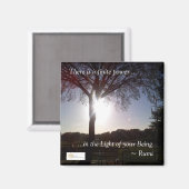 Rumi "Licht van je wezen" Magneet (Voorkant / Achterkant)