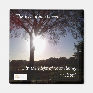 Rumi "Licht voor je worden" Magnet