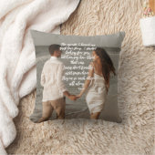 Rumi Liefdesverhaal Voeg Jouw Foto Gedicht Toe  Kussen (Deken)