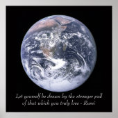 Rumi Love Earth Poster (Voorkant)