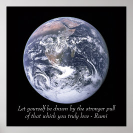 Rumi Love Earth Poster