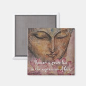 Rumi Love Quote Boeddha Waterverf kunstmagneet Magneet (Voorkant / Achterkant)