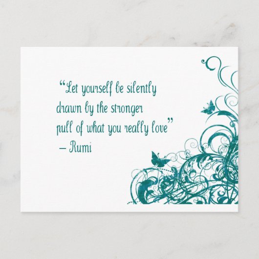 Rumi love quote briefkaart (Voorkant)