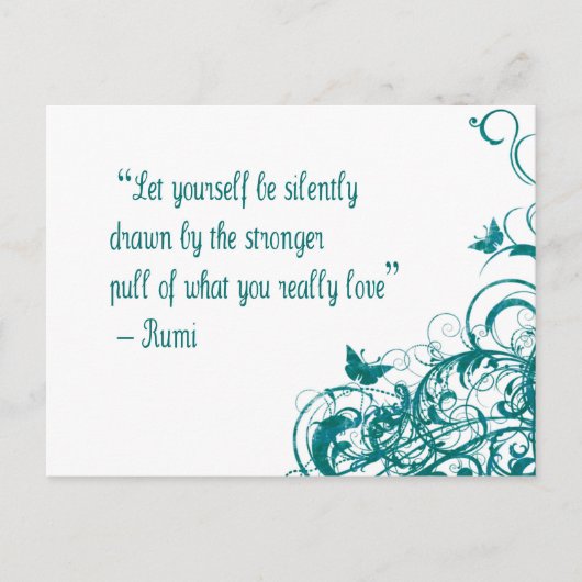 Rumi love quote briefkaart (Voorkant)