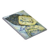 Rumi Love Quote Buddha Art journal Notitieboek (Rechterzijde)