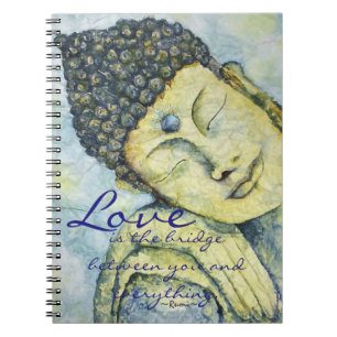 Rumi Love Quote Buddha Art journal Notitieboek