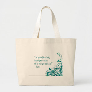 Rumi love quote grote tote bag