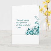 Rumi love quote kaart (Gele Bloem)