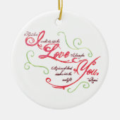 Rumi Love Quote Ornament (Voorkant)