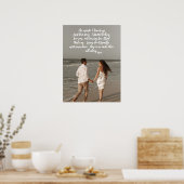 Rumi Love Story Add Your Photo Poem Poster (Keuken)