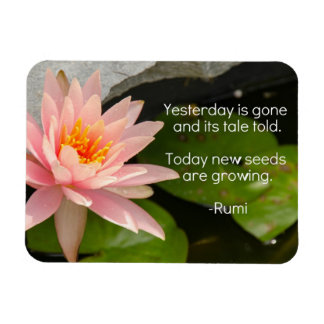 Rumi Magneet met Roze Lotus Bloem