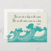Rumi Ocean quote Briefkaart (Voorkant / Achterkant)