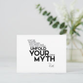 Rumi: Ontvouw je mythe Briefkaart (Staand voorkant)