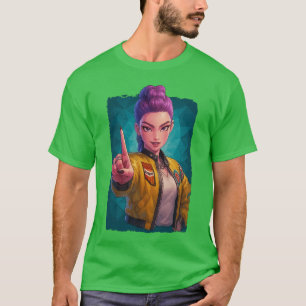 Rumi PowerPoint KPop demonen jagers Anime vriend T-shirt