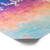 Rumi Quote Abstract Poster (Hoek)